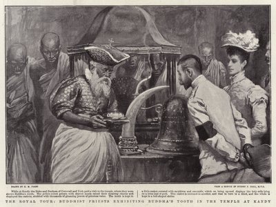 The Royal Tour, Buddhist Priests Exhibiting Buddha
